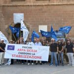 Arpa, sit-in del Csa-Cisal all’Ars: “Domani incontro col presidente Galvagno”